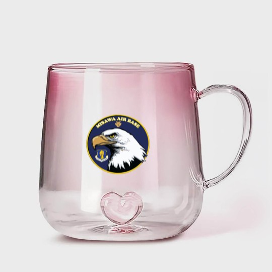 Discover Misawa Air Base Japan Us 35Th Fighter Wing Jasdf Gradient Glass Mugs