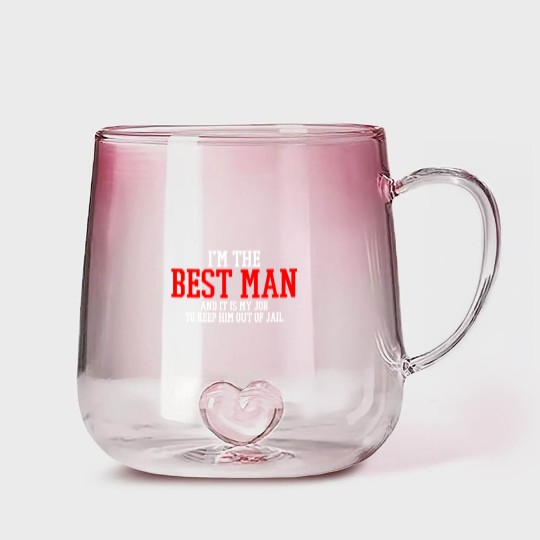 Discover Best Man Wedding Gradient Glass Mugs
