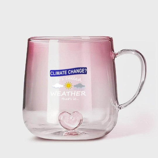 Discover Climate Change is Weather Gradient Glass Mugs