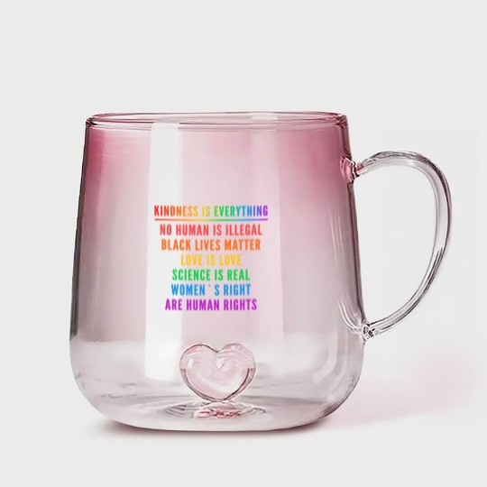 Discover Human rights quotes Gradient Glass Mugs