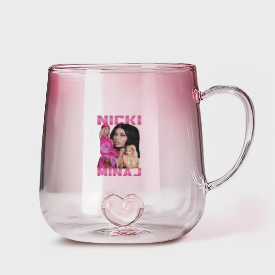 Discover Nicki Minaj Fan Movies RAP Hip-hop Gradient Glass Mugs