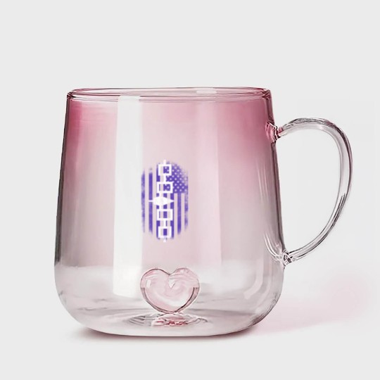 Discover Iroquois American Flag Iroquois and USA Design Gradient Glass Mugs