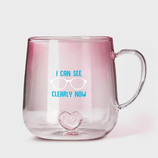 Discover I Can See Clearly Now Gradient Glass Mugs