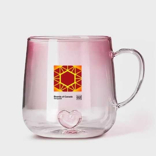 Discover Geogaddi / Minimal Style Graphic Artwork Design - Boards Of Canada - Gradient Glass Mugs