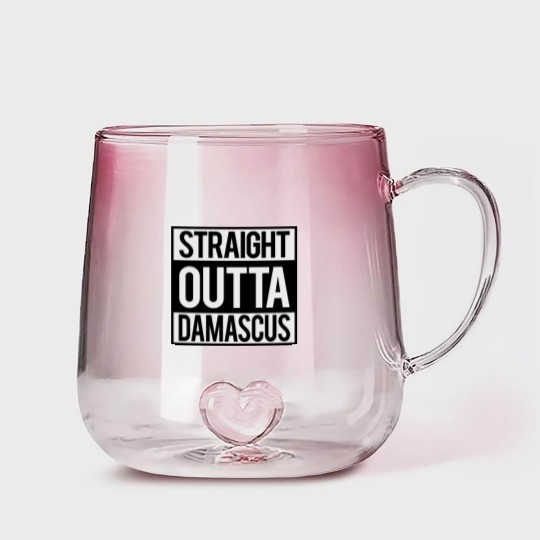 Discover Straight Outta Damascus Gradient Glass Mugs