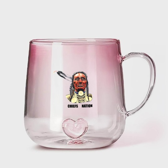 Discover Chiefs - Chiefs Nation - Gradient Glass Mugs