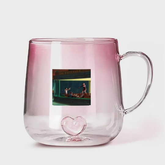 Discover Be cool Honey Bunny - Pulp Fiction - Gradient Glass Mugs