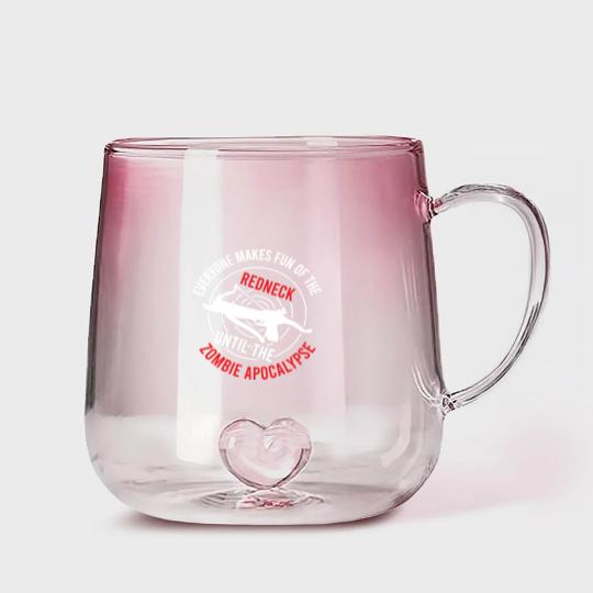 Discover Zombie Gradient Glass Mugs "Everyone Makes Fun Of The Redneck Gradient Glass Mugs
