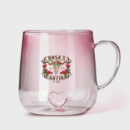Discover Rosa's Cantina, Not Distressed (design 2 of 2) - El Paso - Gradient Glass Mugs