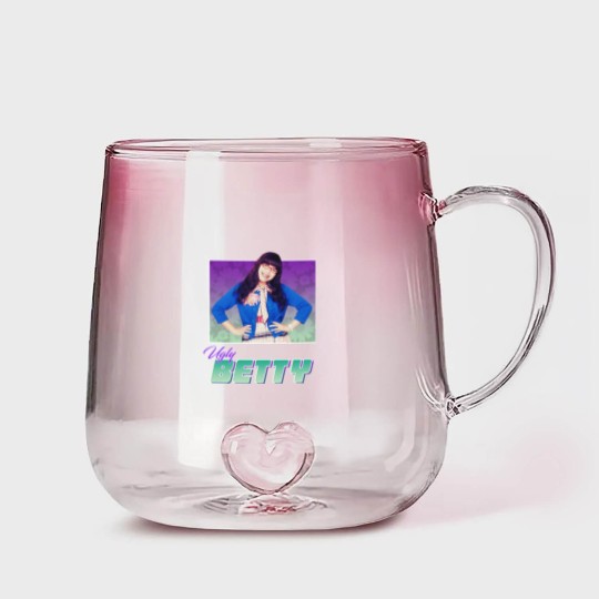 Discover Ugly Betty - 80s Style Nostalgic Print by GrumpyWire Essential Gradient Glass Mugs