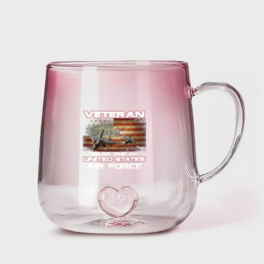 Discover Veteran of the United States US Air Force Gradient Glass Mugs