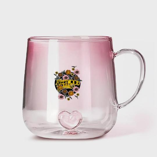 Discover Fleetwood Mac Gradient Glass Mugs, Band Shit