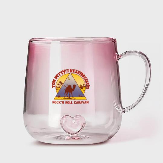 Discover Vintage Tom Petty And The Heartbreakers Rock And Roll Gradient Glass Mugs,
