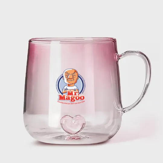 Discover Mr. Magoo as Mr. Clean Gradient Glass Mugs