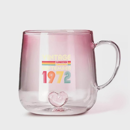 Discover 50 Year Old Vintage September 1972  Gradient Glass Mugs