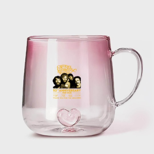 Discover 52 Years Creedence Clearwater Revival Gradient Glass Mugs