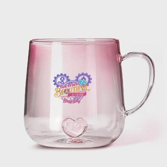 Discover There's A Great Big Beautiful Tomorrow Gradient Glass Mugs, Carousel of Progress Gradient Glass Mugs