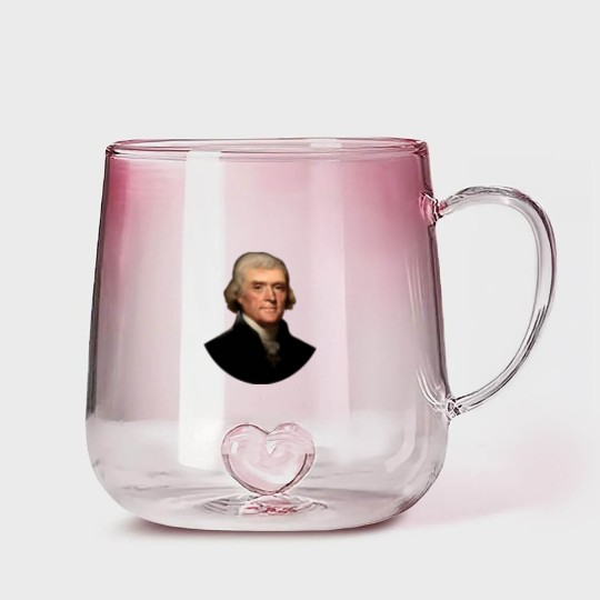 Discover Thomas Jefferson - Thomas Jefferson - Gradient Glass Mugs