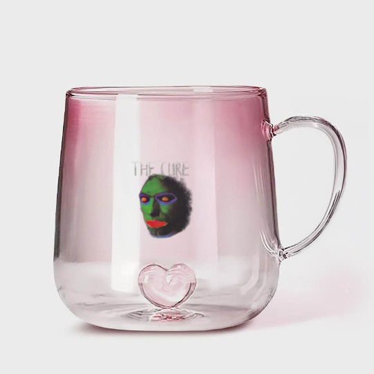 Discover THE CURE Robert Smith goth - new wave 80s - The Cure Gradient Glass Mugs
