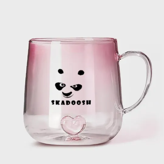 Discover Kung Fu Panda Gradient Glass Mugs
