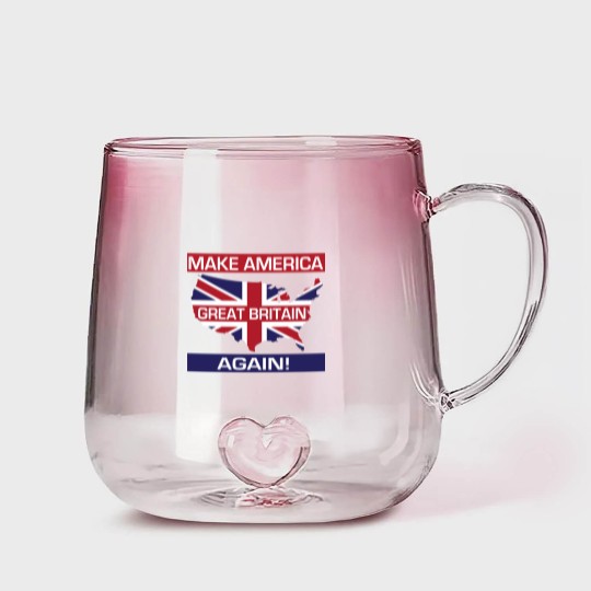 Discover Make America Great Britain Again! Gradient Glass Mugs
