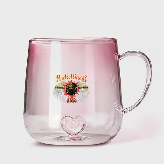 Discover Best rock band Nickelback news logos, Nickelback Logo Tour 2010 Gradient Glass Mugs