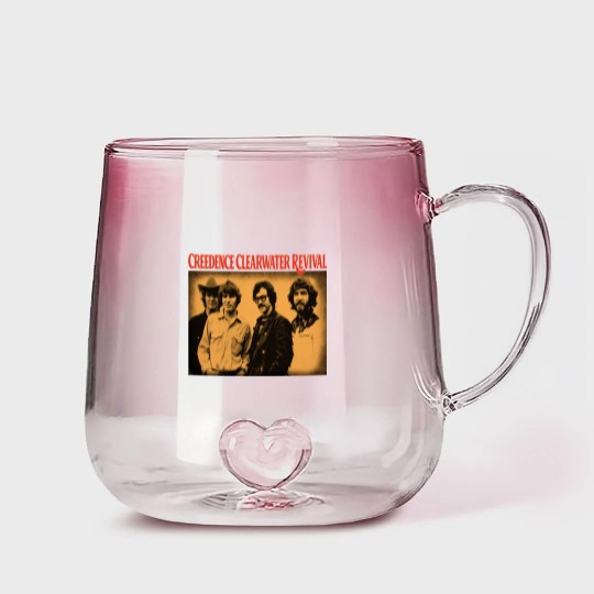Discover Creedence clearwater revival Vintage Gradient Glass Mugs