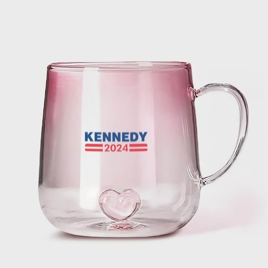 Discover Kennedy 2024 Gradient Glass Mugs, RFK JR For President 2024 Merch, RFK 2024 Gradient Glass Mugs