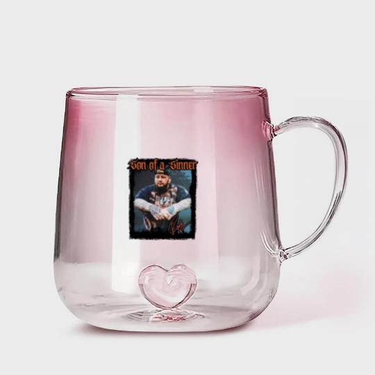Discover Jelly Roll 2023 Tour Gradient Glass Mugs, Jelly Roll Backroad Baptism 2023 Tour Gradient Glass Mugs