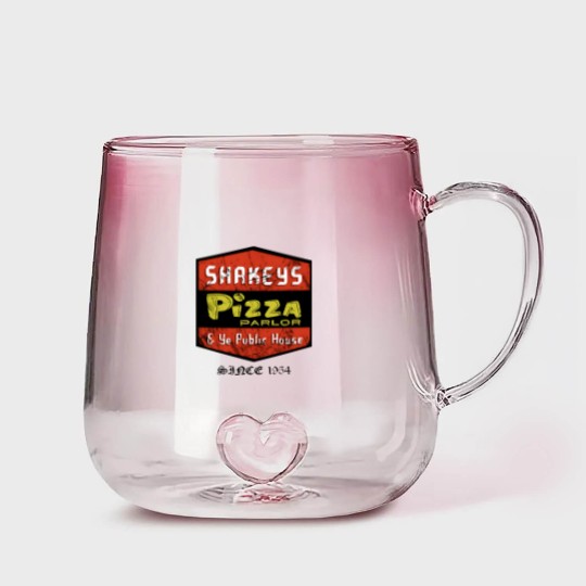 Discover Pizza Gradient Glass Mugs, Shakeys (vintage) Essential Gradient Glass Mugs, Shakeys Pizza Unisex Heavy Cotton Gradient Glass Mugs