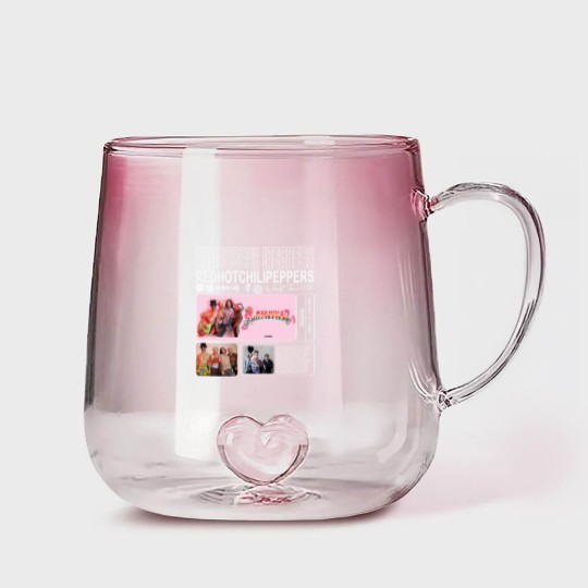 Discover Red Hot Chili Peppers Music Gradient Glass Mugs, World Tour 2023 Gradient Glass Mugs, Red Hot Chili Peppers Vintage Retro Gift