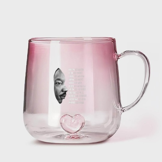 Discover Martine Luther King - MLK Gradient Glass Mugs
