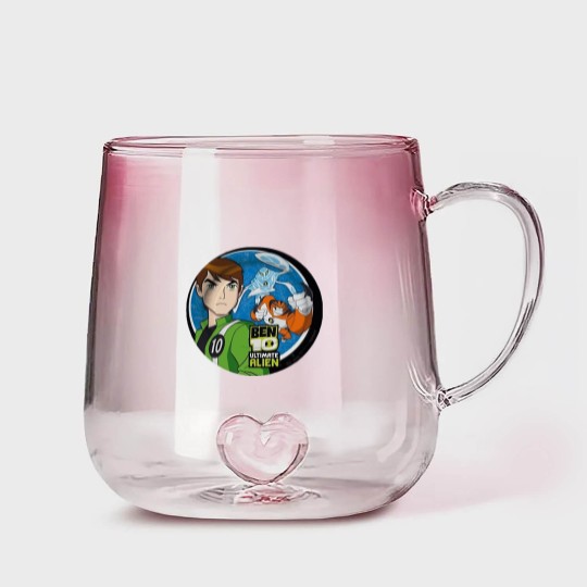 Discover quickly Ben 10 Ultimate Alien trouble Gradient Glass Mugs