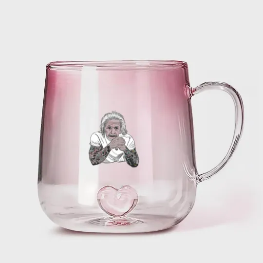 Discover tattoo Einstein Gradient Glass Mugs