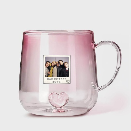 Discover Back Street Boys Polaroid Gradient Glass Mugs
