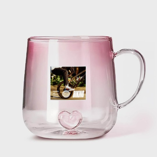 Discover Biking Frank Ocean Jay-Z Tyler The Creator Song Graphic Gradient Glass Mugs Gradient Glass Mugs
