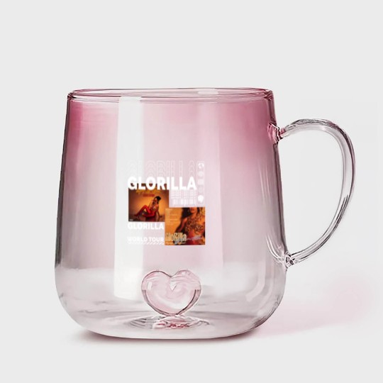 Discover Glorilla Rap Gradient Glass Mugs, Hiphop 90s Vintage Merch Hot 97 Summer Jam Tour 2023 Gradient Glass Mugs