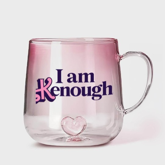 Discover I Am Kenough Gradient Glass Mugs, I Am Kenough Gradient Glass Mugs, I Am Kenough Gradient Glass Mugs, Tie Dye Ken Gradient Glass Mugs