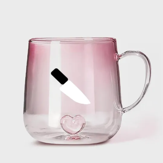 Discover Knife Emojis Gradient Glass Mugs