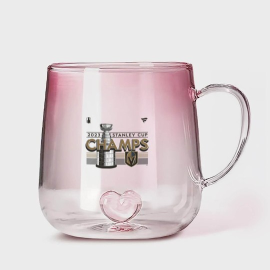 Discover Las Vegas hockey team Fanatics 2023 Golden Knights Gradient Glass Mugs Gift For Fans
