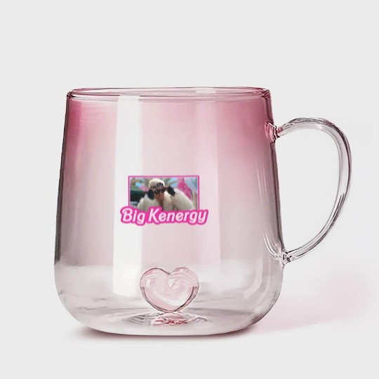 Discover I am Kenough Big Kenergy Gradient Glass Mugs, Barbie Inspired Gradient Glass Mugs