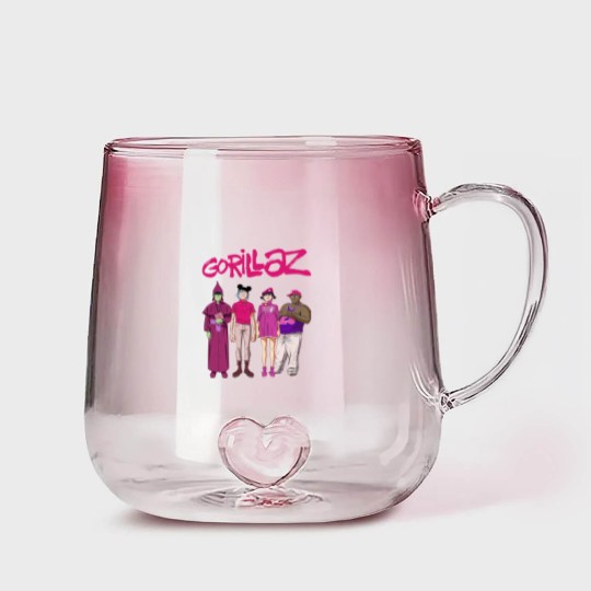 Discover Vintage 90s Gorillaz Gradient Glass Mugs