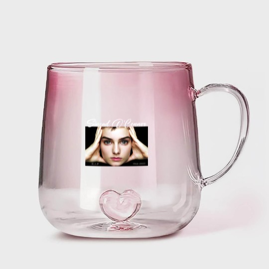 Discover Rest In Peace Sinead O'Connor Gradient Glass Mugs, RIP Sinead O'Connor Gradient Glass Mugs, Sinead O'Connor Gradient Glass Mugs