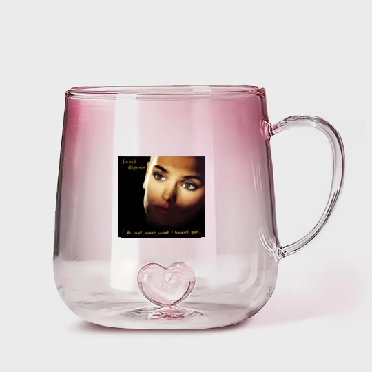 Discover RIP Sinead O'Connor Gradient Glass Mugs, Sinead O'Connor I Do No Want What I Haven't Got Gradient Glass Mugs