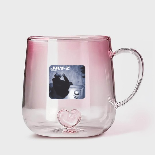 Discover Jay Z Album Cover Graphic Gradient Glass Mugs Gradient Glass Mugs