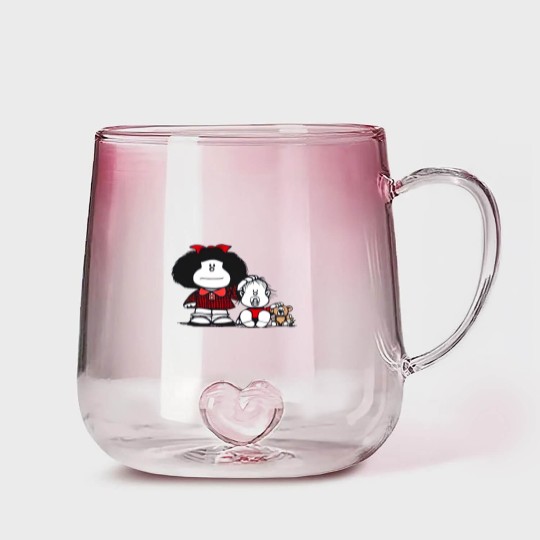 Discover Hermanos - Mafalda Feminista Frases Humor - Gradient Glass Mugs
