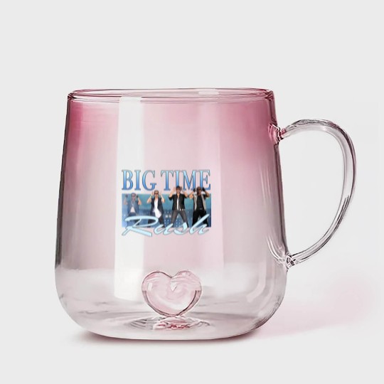 Discover Big Time Rush Retro Vintage Gradient Glass Mugs, Big Time Rush Gradient Glass Mugs