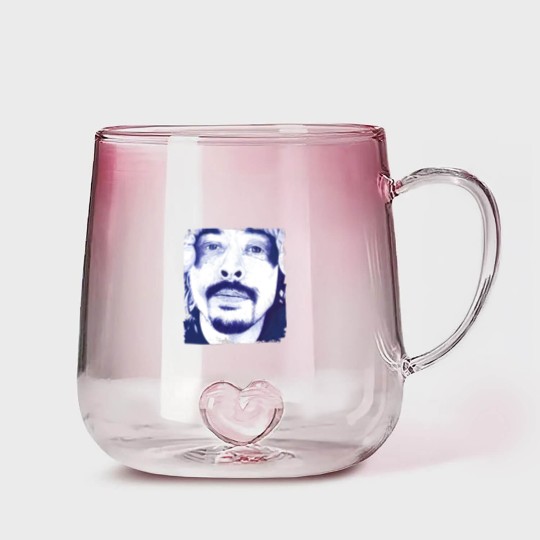 Discover My Hero - D Grohl - Gradient Glass Mugs
