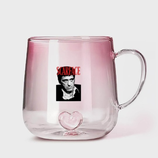 Discover Scarface Tony Montana Movie Gradient Glass Mugs