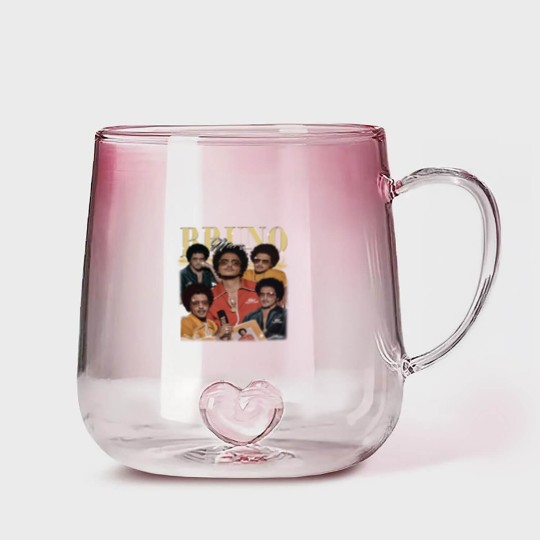 Discover Bruno Mars Music Gradient Glass Mugs, Bruno Mars Music Pop Gradient Glass Mugs, Bruno Mars Concert 2023 Gradient Glass Mugs